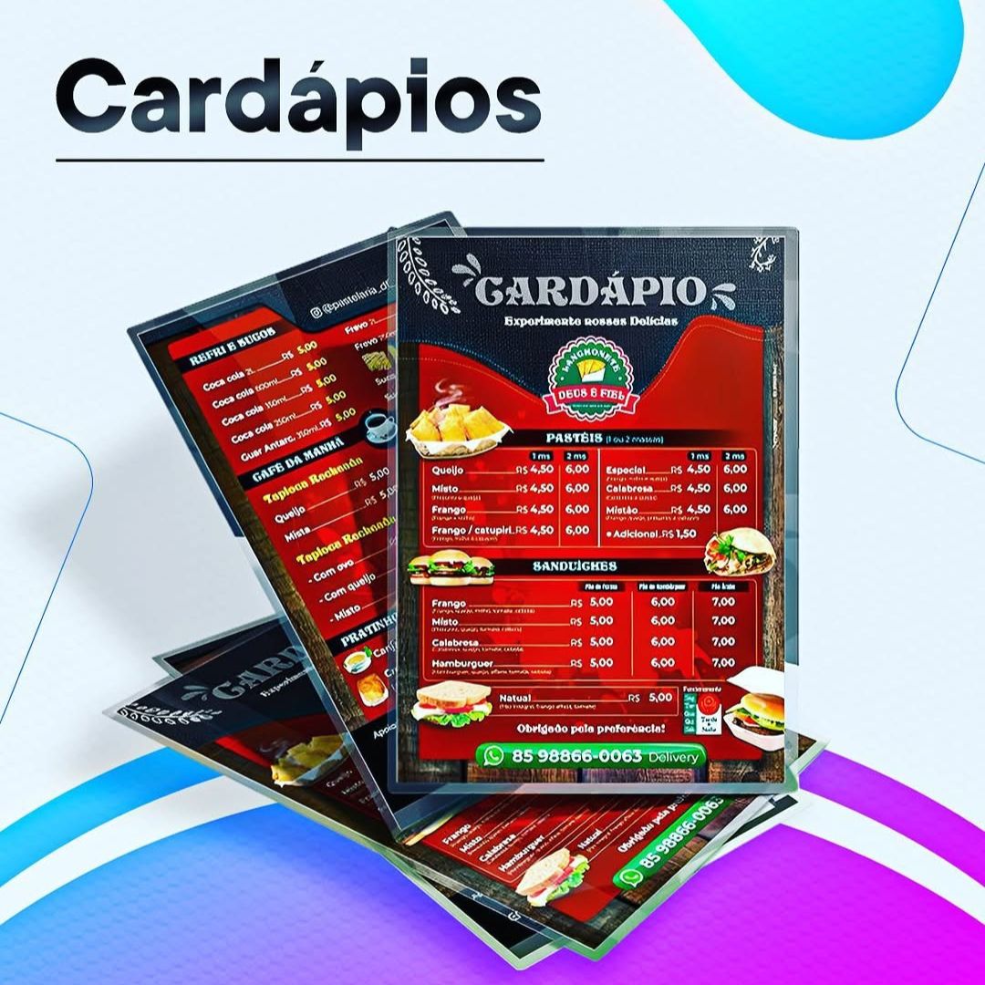 Cardápios